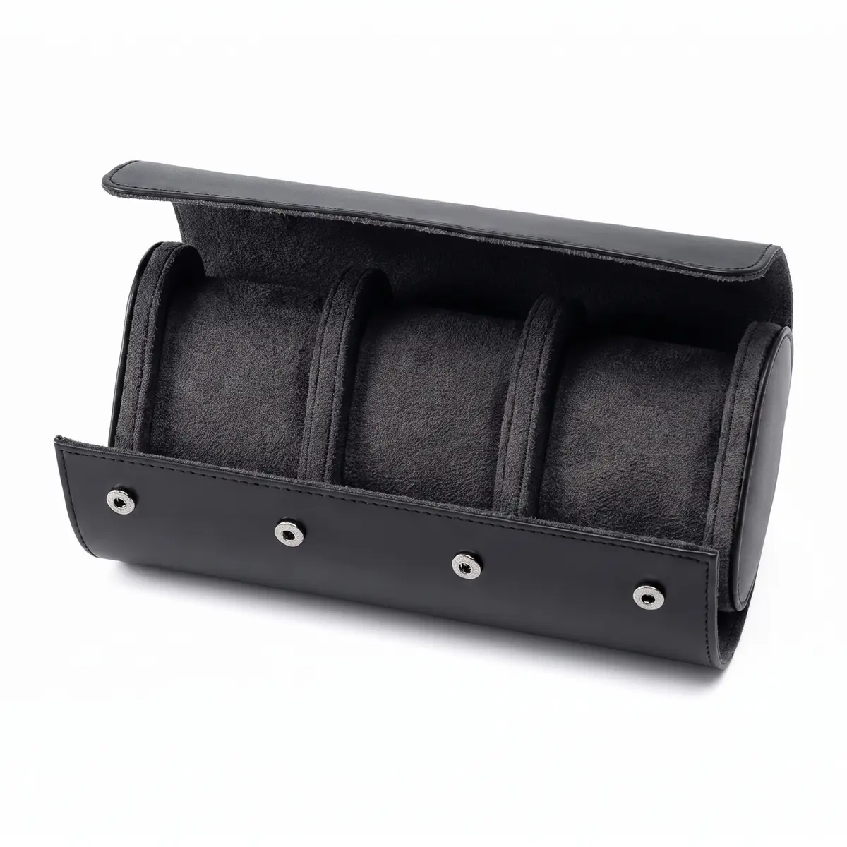 3-TEILIGES UHREN-REISEETUI-SET (SCHWARZ) – MedoMods