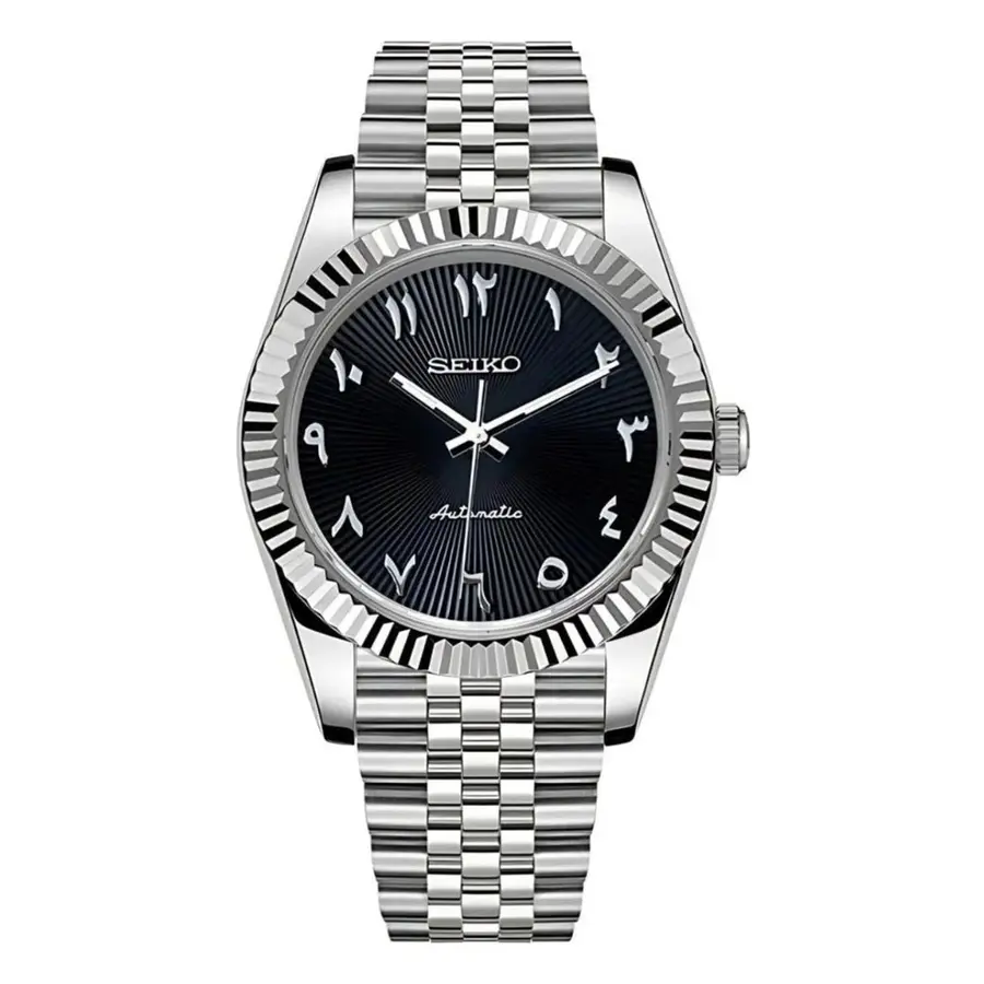 DATE MOD CLASSIC MOD – STRUKTURIERTE SCHWARZE ARABISCHE ZIFFER