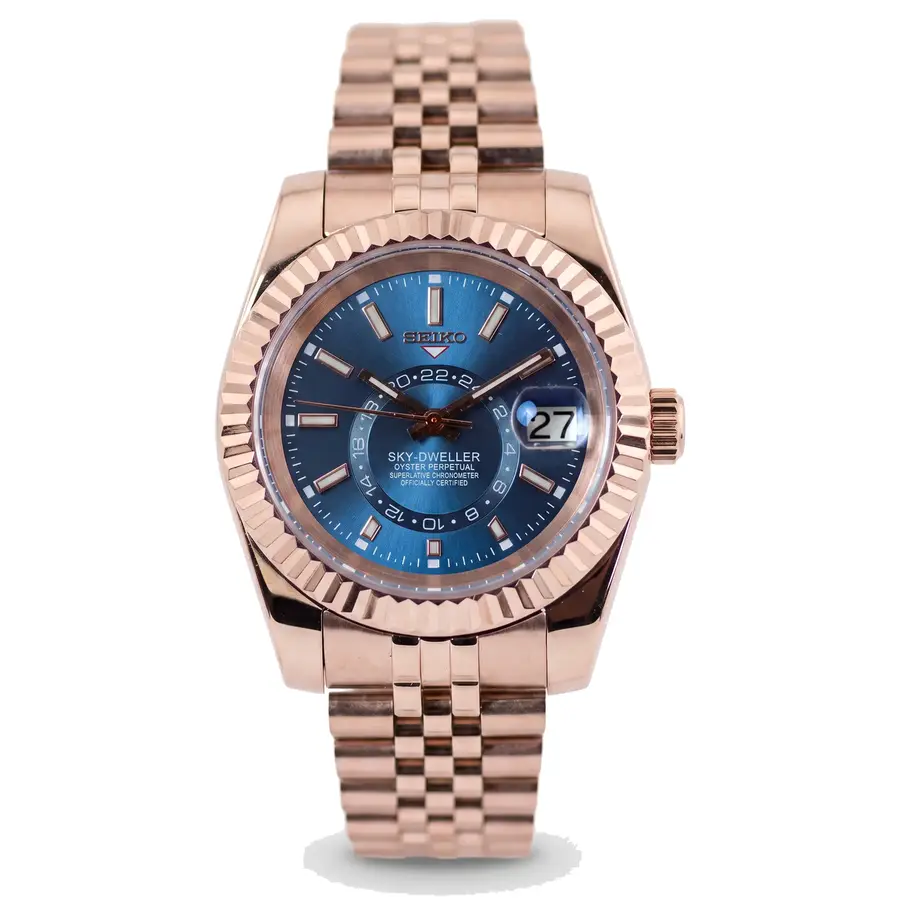 DATE MOD | RoseGold MITTERNACHTSBLAU Sky Dweller – Automatik
