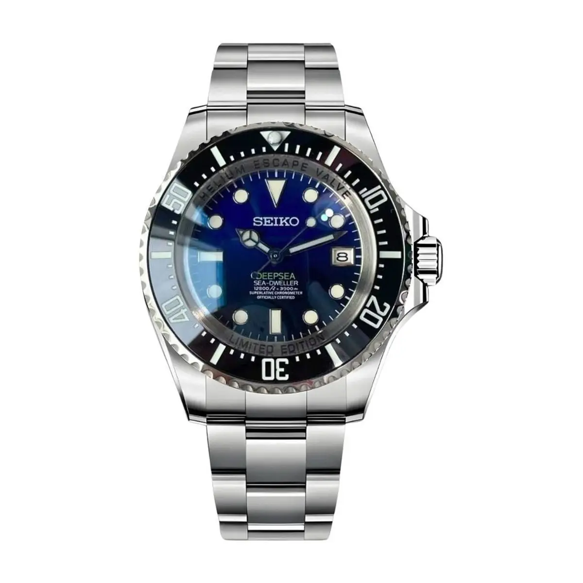 Seiko Mod Uhr MARINER MOD – DEEPSEA BLUE – MedoMods