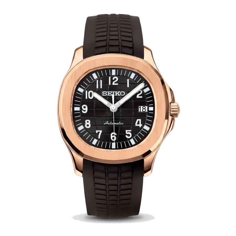 NAUT MOD | Schwarz (roségoldfarben) – Automatik