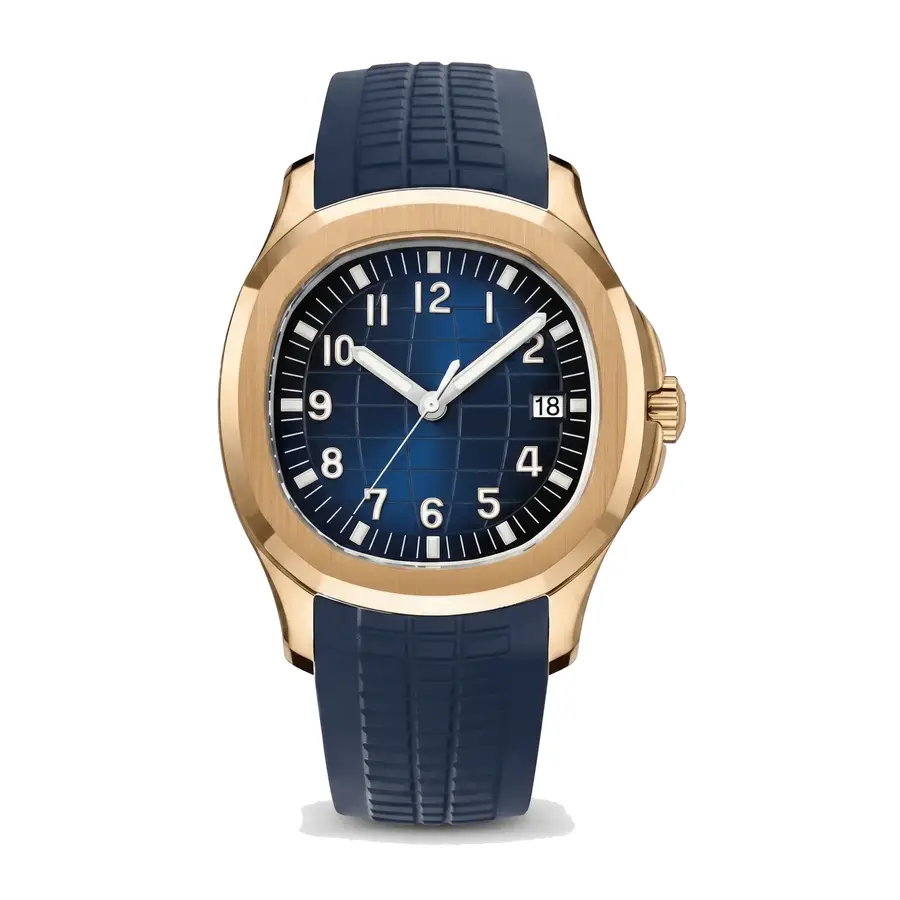 NAUT MOD | Blau (Roségold-Farbton) – Automatik