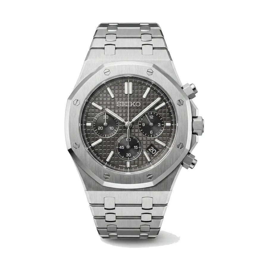 OAK MOD | Chronograph – Schwarzes Zifferblatt