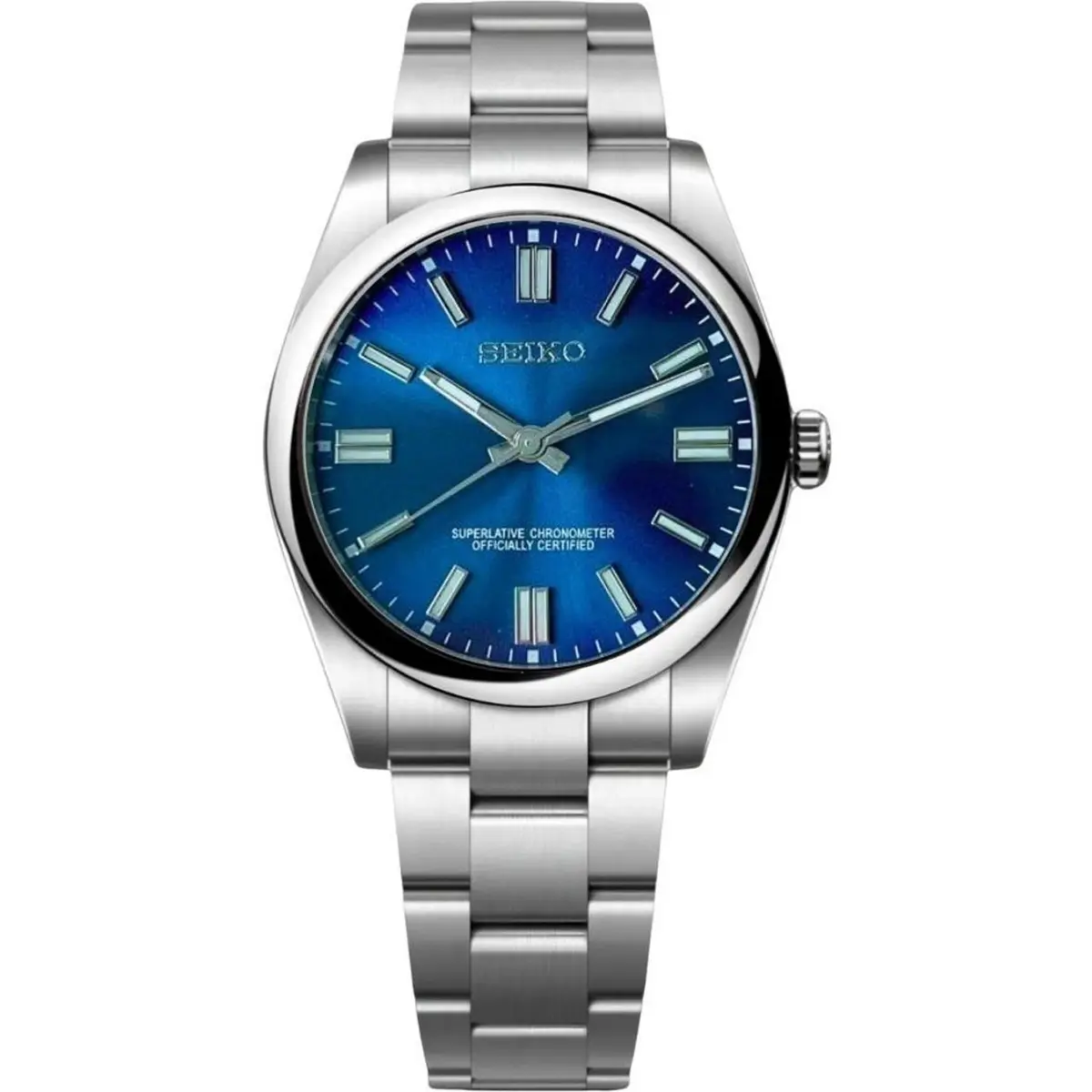 Seiko Mod Uhr OYST MOD – OZEANBLAU – MedoMods