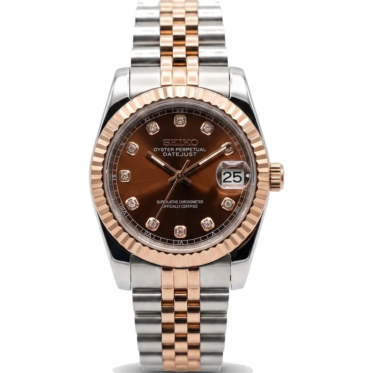 Seiko Mod Uhr SEIKO MOD Damen – Chocolate – Automatik – MedoMods – MedoMods