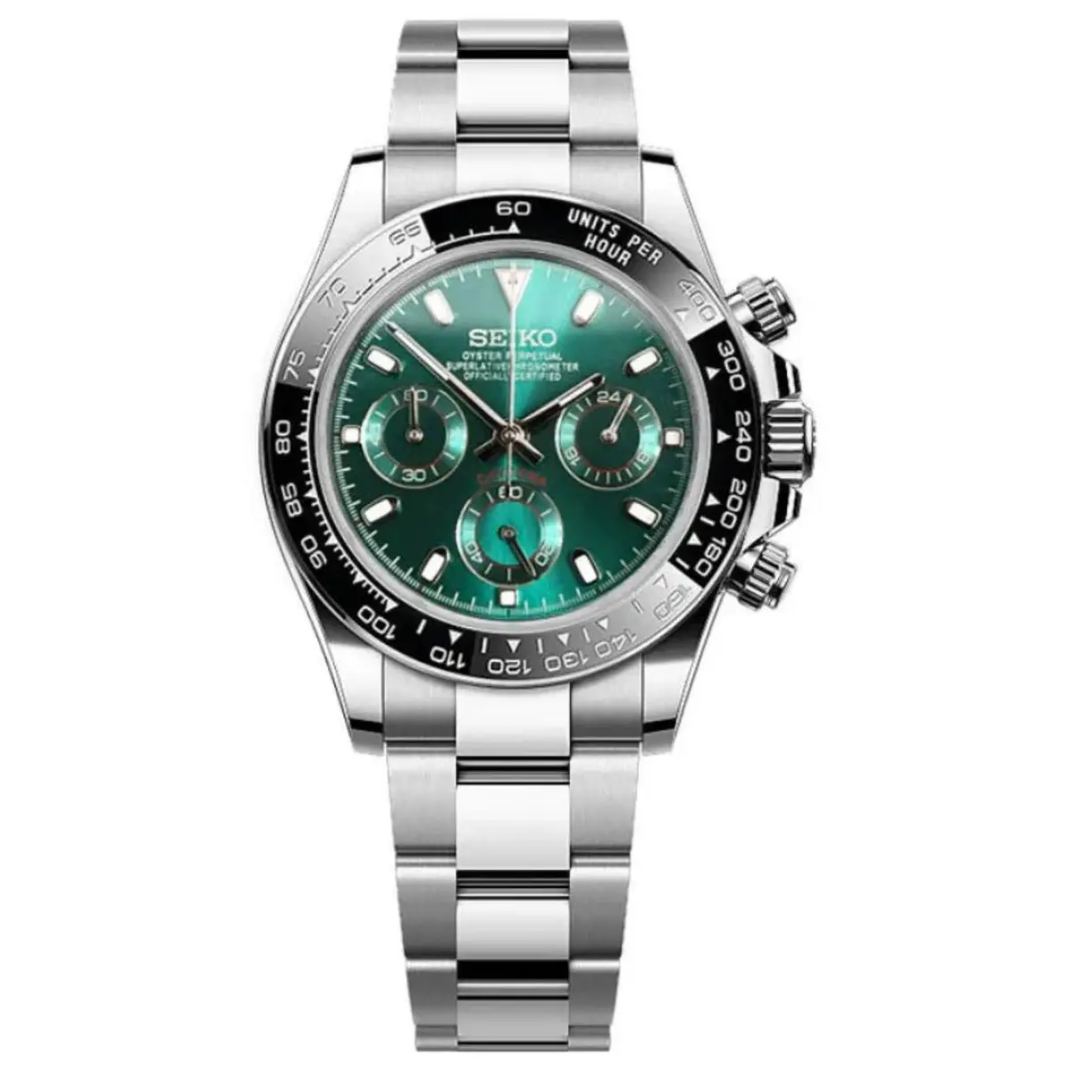 Seiko Mod Uhr TONA MOD – SMARAGD – MedoMods