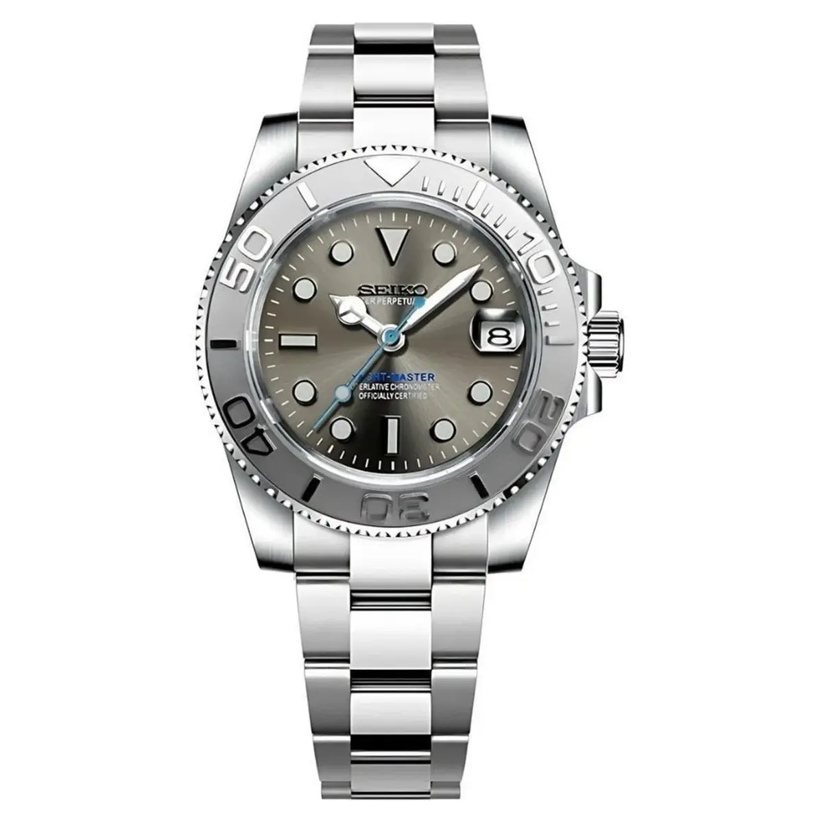 Seiko Mod Uhr YACHT MOD – GRAU – MedoMods